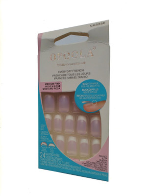 

Opoola GROOM FRENCH GLUE ON NAILS 24PCS LIGHT PURPLE(Pack of 24)