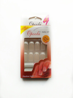 

Opoola GROOM FRENCH GLUE ON NAILS LIGHT PEACH(Pack of 24)