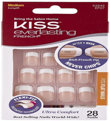 

Kiss Everlasting French 28 Piece Nail Kit NA(Pack of 28)