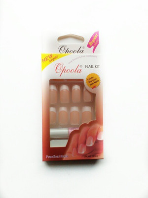 

Opoola GROOM FRENCH GLUE ON NAILS PEACH(Pack of 24)