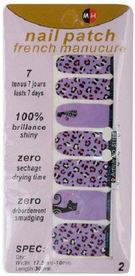 

Ruby Premium Quality Full Cover Nail Art Stickers Blue(Pack of 14)
