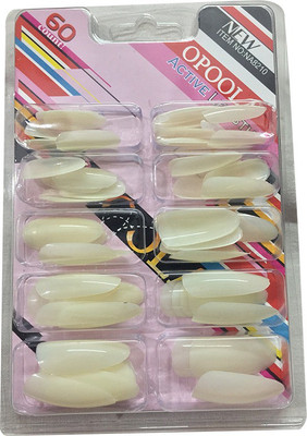 

Opoola GROOM FRENCH GLUE ON NAILS 60PCS WHITE(Pack of 60)