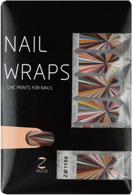 

Ruby Premium Quality Full Cover Nail Art Stickers Brown(Pack of 14)