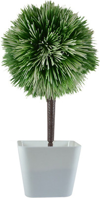 

Reiki Crystal Products Decorative Showpiece - 25 cm(Plastic, Green, White)