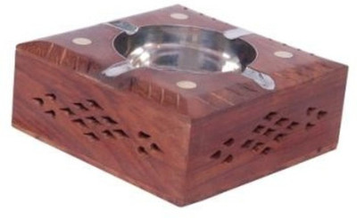

Onlineshoppee Brown Wood Ashtray(Pack of 1)