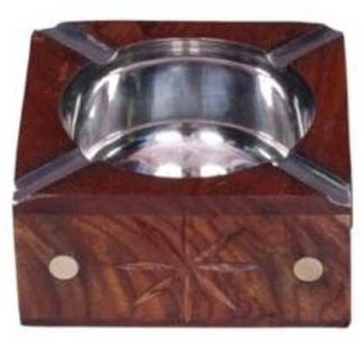 

Craftatoz Brown Wood Ashtray(Pack of 1)