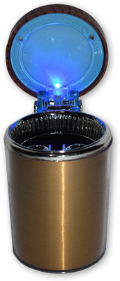 

Auto Hub Gold Plastic Ashtray(Pack of 1)