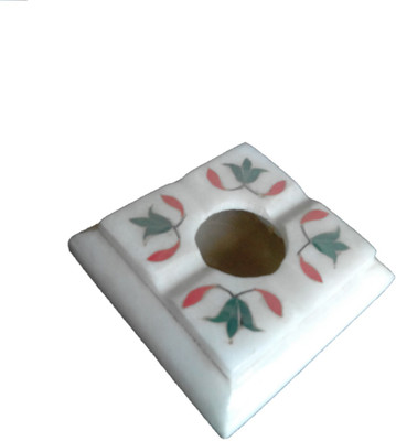 

RM White Marble Ashtray(Pack of 1)