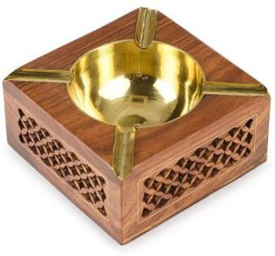 

preshi Brown Wood Ashtray