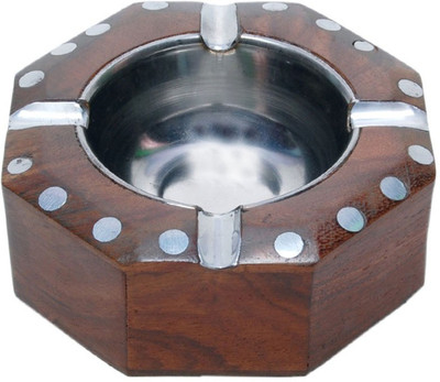 

Craftatoz Brown Wood Ashtray(Pack of 1)