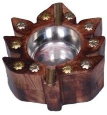 

Craftatoz Brown Wood Ashtray(Pack of 1)