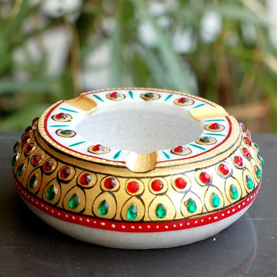 

RajLaxmi Multicolor Marble Ashtray(Pack of 1)