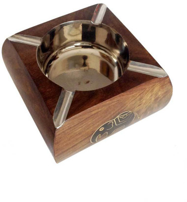 

Mavi Brown Wooden Ashtray(Pack of 1)
