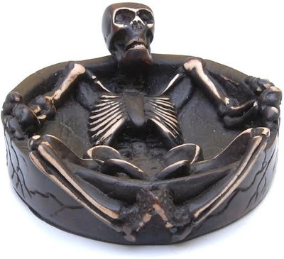 

Purpledip Brown Polyresin Ashtray(Pack of 1)