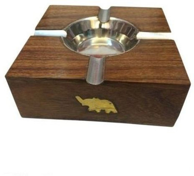 

preshi Brown Wood Ashtray
