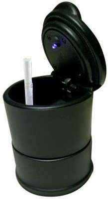 De AutoCare Portable Cigarette Ash Dust tray with Blue LED Light for Car Home Office Black Plastic Ashtray(Pack of 1) available at flipkart for Rs.315