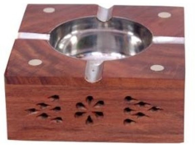 

Onlineshoppee Brown Wood Ashtray(Pack of 1)
