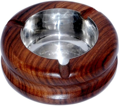 

Univocean UNIV_A004 Brown Wood Ashtray(Pack of 1)