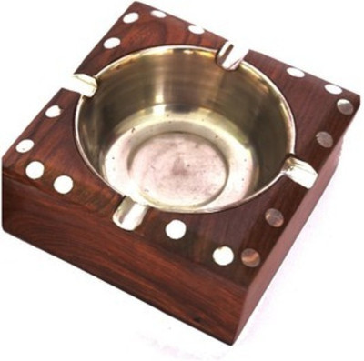 

Onlineshoppee Brown Wood Ashtray(Pack of 1)