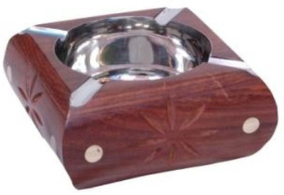 

Onlineshoppee Brown Wood Ashtray(Pack of 1)