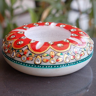 

RajLaxmi Multicolor Marble Ashtray(Pack of 1)