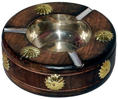 

Craftatoz Brown Wood Ashtray(Pack of 1)
