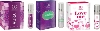 

Arochem Love me marhabaa Aura Combo Floral Attar(Sandalwood)