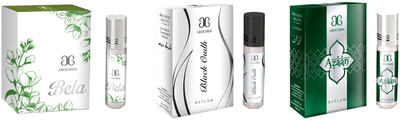 

Arochem Bela Black oudh Azaan Combo Floral Attar(Sandalwood)