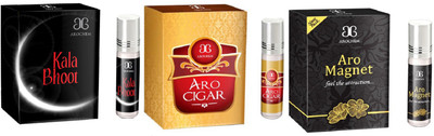 

Arochem Aro Cigar Aro Magnet Kala Bhoot Combo Floral Attar(Floral)