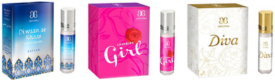 

Arochem Deewan ae khas Charming Girl Diva Combo Floral Attar(Floral)