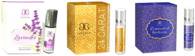 

Arochem Zannatul firdaus 24 Carat Lovender Combo Floral Attar(Musk)
