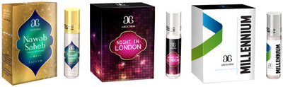 

Arochem Nawab saheb Night in london Millennium Combo Floral Attar(Rose)