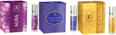 

Arochem Zannatul firdaus 24 Carat Aura Combo Floral Attar(Musk)