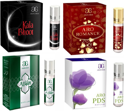 

Arochem Aro PDS Aro Romance Azaan Kala Bhoot Combo Floral Attar(Floral)