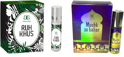 

Arochem Ruh khus Mushk Ae Bahar Combo Floral Attar(Musk)