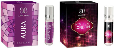 

Arochem Night in london Aura Combo Floral Attar(Rose)