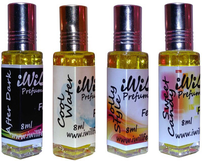 

iwill Premium After Dark, Cool Water, Jolly Style, Sweet Candy Non Alcoholic Fancy Perfume 32 ml Pack Floral Attar(Gold Musk)