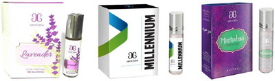 

Arochem Marhabaa Millennium Lovender Combo Floral Attar(Musk)