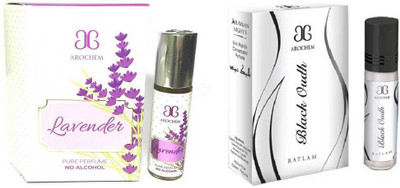 

Arochem Black oudh Lovender Combo Floral Attar(Sandalwood)