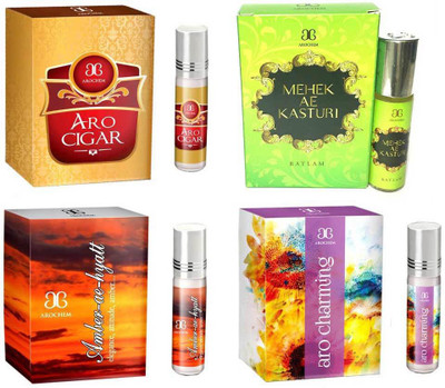 

Arochem Amber ae hyatt Aro Charming Aro cigar Mahek Ae Kasturi Combo Floral Attar(Floral)