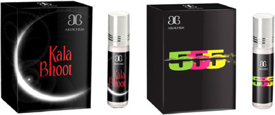 

Arochem 555 Kala Bhoot Combo Floral Attar(Rose)