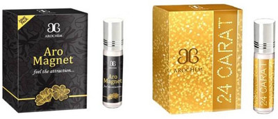 

Arochem Aro Magnet and 24Carat (Combo Pack) Herbal Attar(Musk)