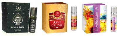 

Arochem Aro Charming Aro Cigar Black Jack Combo Floral Attar(Floral)