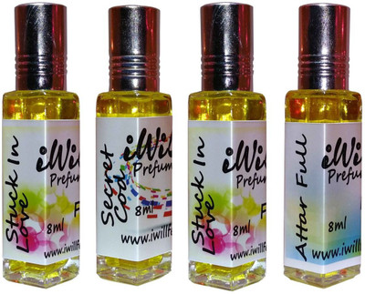 

iwill Premium Stuck In Love, Secret Cod, Stuck In Love, Walk In Sky Non Alcoholic Fancy Perfume 32 ml Pack Floral Attar(Fruity)