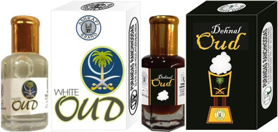 

Purandas Ranchhoddas PRS White-Oud & Dehnal-Oud Attar 6ml Each Herbal Attar(Dehn el oud)