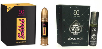 

Arochem Sukhad Black Jack Combo Floral Attar(Sandalwood)