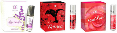 

Arochem Real rose Romeo Lovender Combo Floral Attar(Amber)