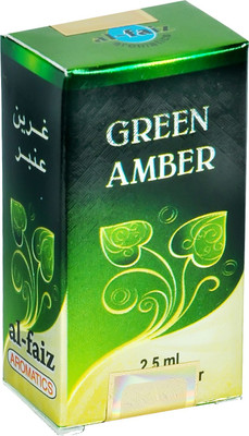 

Al-Faiz Green Amber Herbal Attar(Amber)