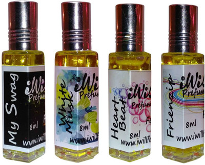 

iwill Premium My Swag, White Mussk, Heart Beat, Friendzip Non Alcoholic Fancy Perfume 32 ml Pack Floral Attar(Spicy)