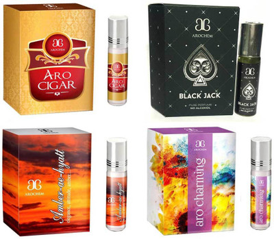 

Arochem Amber ae hyatt Aro Charming Aro cigar Black Jack Combo Floral Attar(Floral)